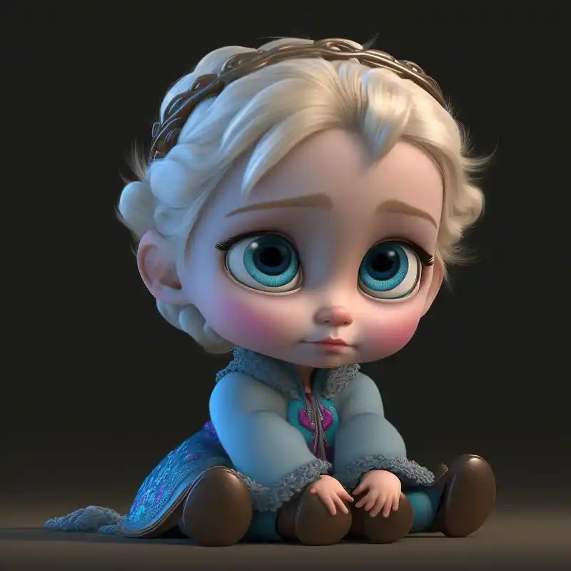 q版迪士尼公主第二弹,非常可爱 第一张是很好看的艾莎公主 第二张是