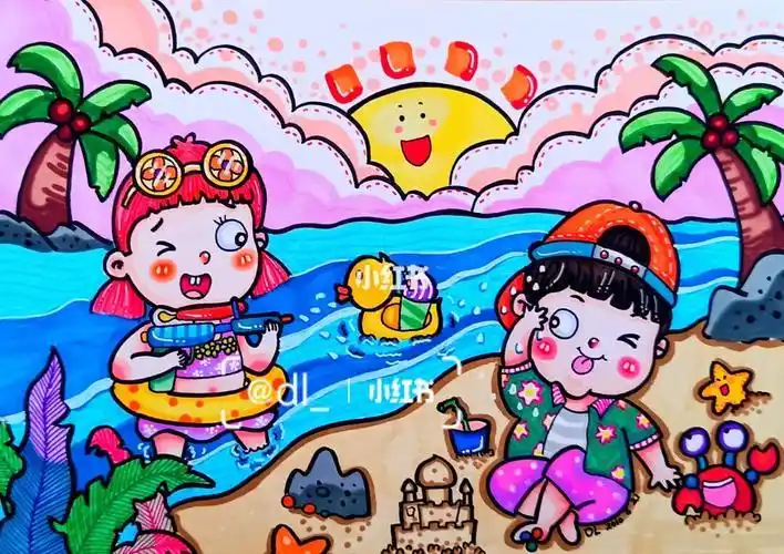 关于夏天的简笔画 关于夏天的简笔画又好看又简单