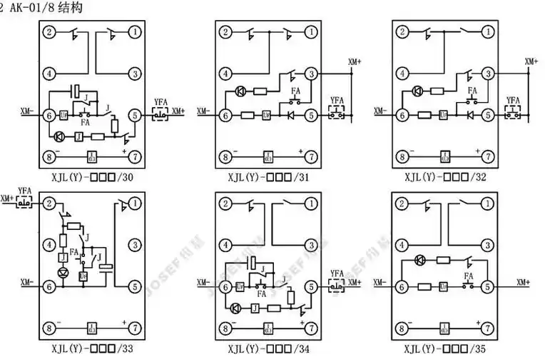 四, dxj-203信号继电器接线图