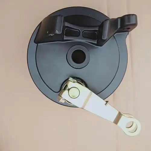 qefh刹车鼓总成c125后鼓刹电瓶车110刹车总成电摩后刹 16c卡槽刹车带