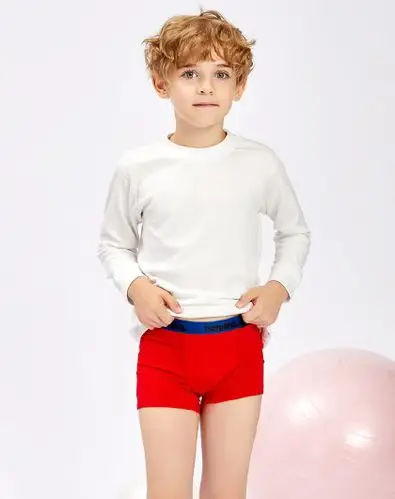 都市丽人童装都市贝比儿童内裤男平角裤棉四角短裤中大童男孩内裤