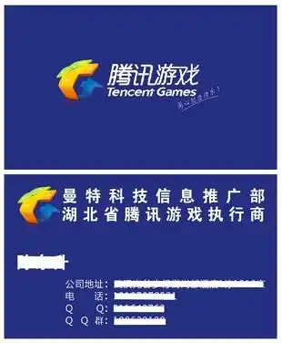 腾讯游戏名片