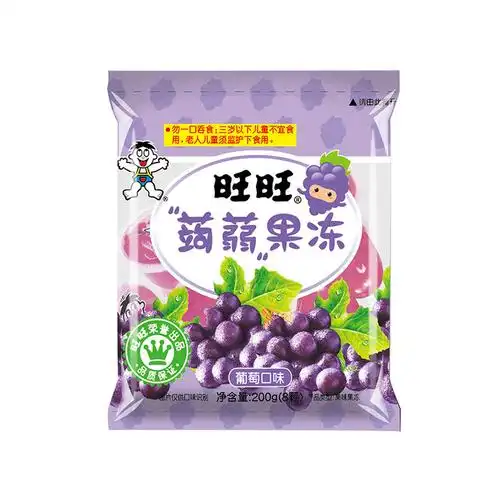 旺旺蒟蒻果冻葡萄味200g