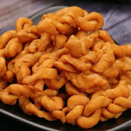 宁波特产宁波油赞子鼓楼王阿姨文昌油赞子脆皮甜咸麻花380克海苔味1包