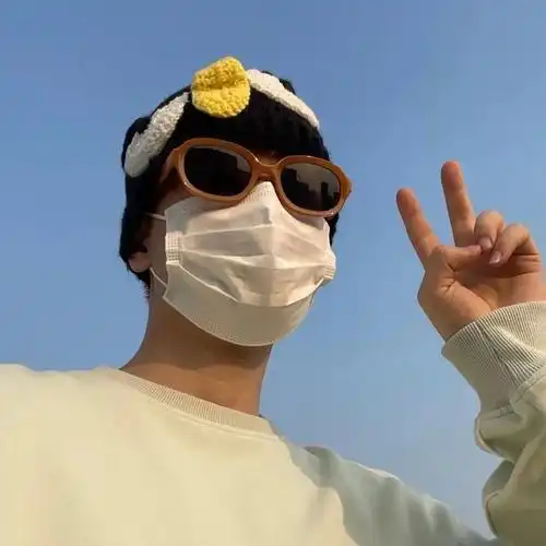 头像男生美食是最好的开心药