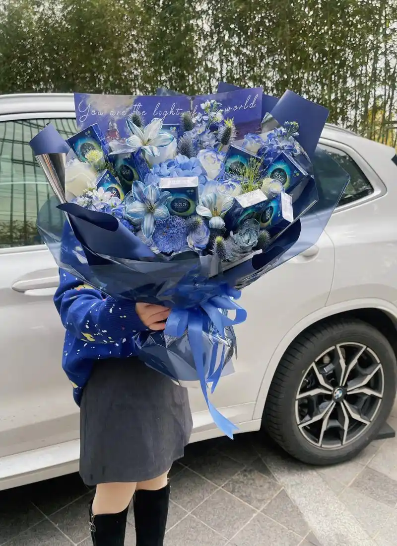 是我见过最洋气的男士香烟花束啦 送男士的高端款香烟花束