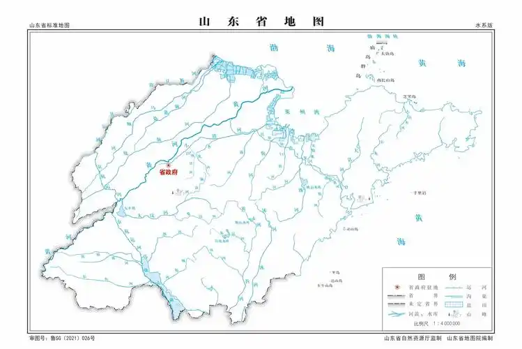 山东水系图,山东地势图