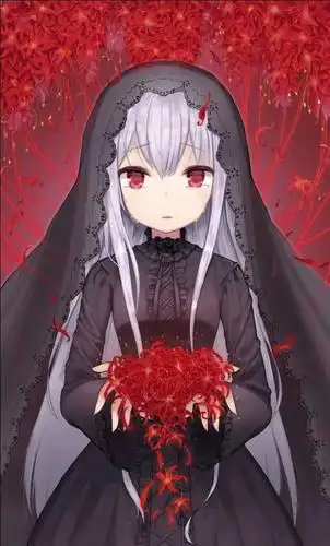 动漫精美壁纸图享主题彼岸花少女