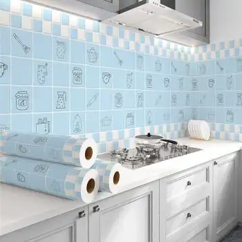 千棵树 厨房防油贴纸墙纸灶台耐高温防水浴室墙贴橱柜防油烟自粘加厚