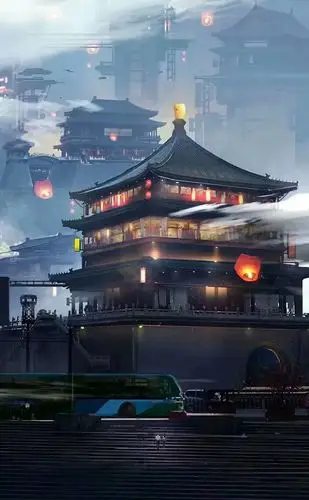 古风 房子 唯美 明亮