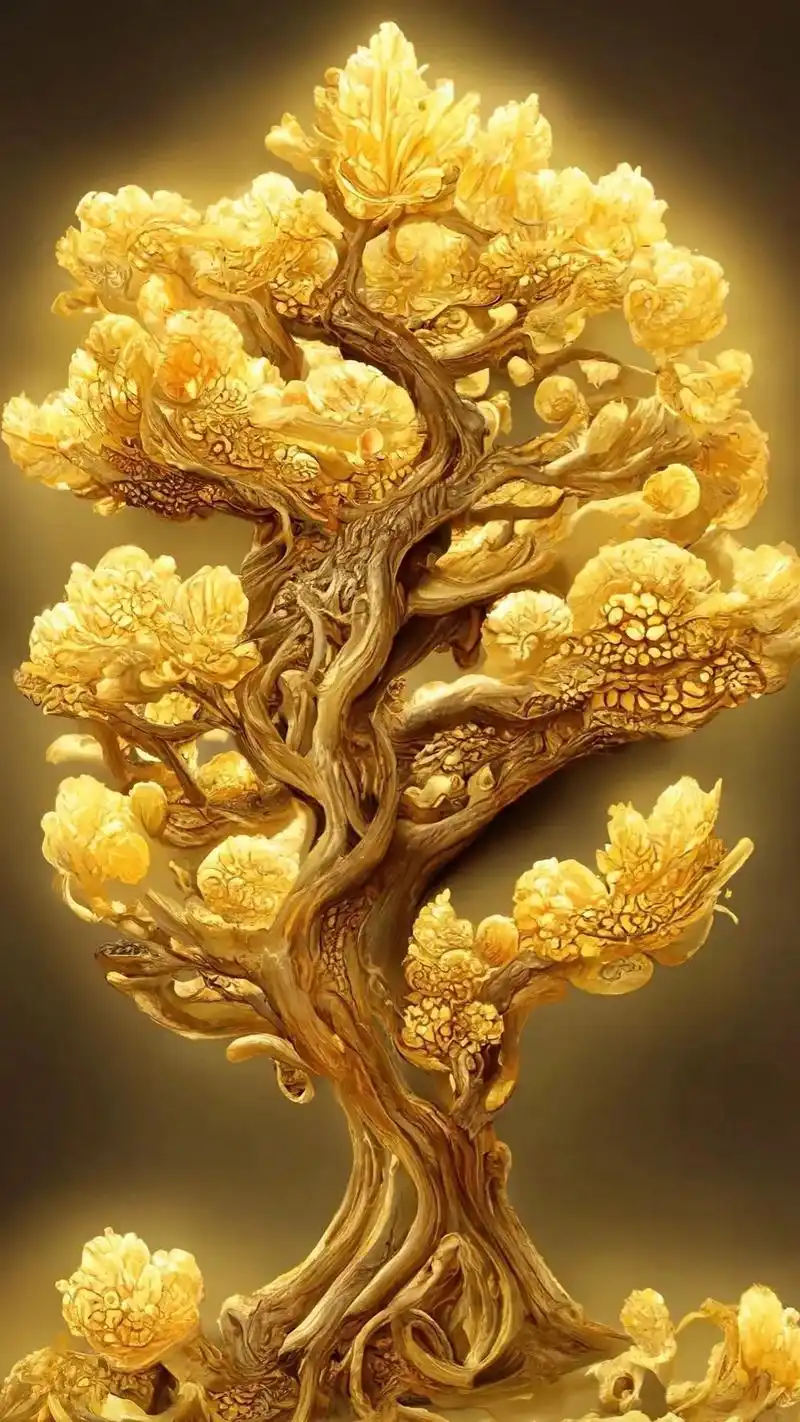 壁纸分享,送你一棵发财树,财源滚滚挡不住