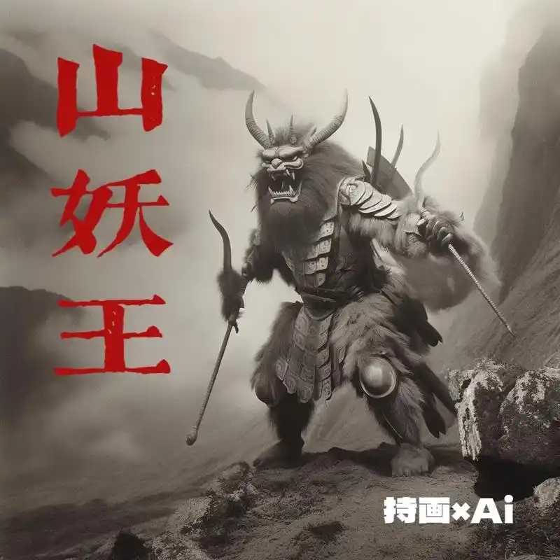 山妖2《山妖王》ai系列绘画作品.朋友们都说山妖是小妖不够劲 - 抖音