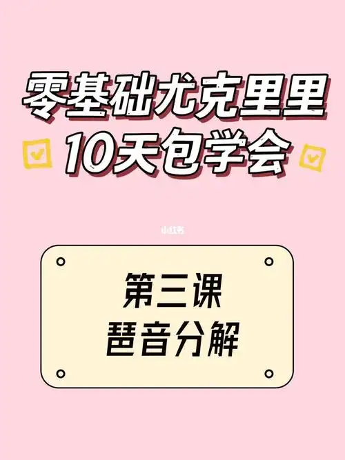 0基础直接上的新手教程跟我学就对啦