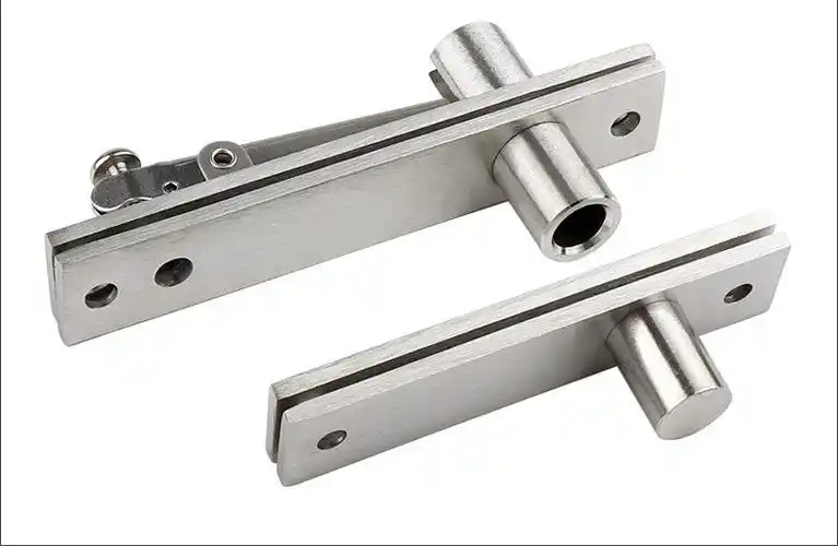 莱瑟不锈钢转轴天地铰高承载木门展示上下铰链定位门轴天地轴旋转门轴