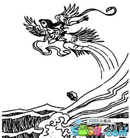 精卫鸟怎么画 精卫鸟怎么画简单