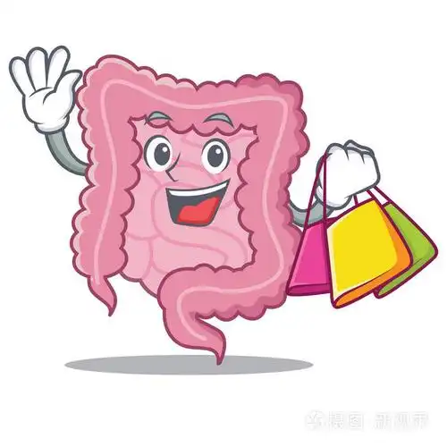 购物肠字符卡通风格