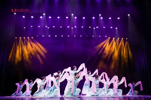 整场演出由古典舞基训课堂展示,古典舞剧目表演,民族民间舞剧目展示三