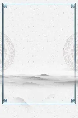 古典窗口印章古风校园文化套图展板海报背景