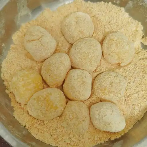 小饭饭的mm做的黄豆粉糍粑团