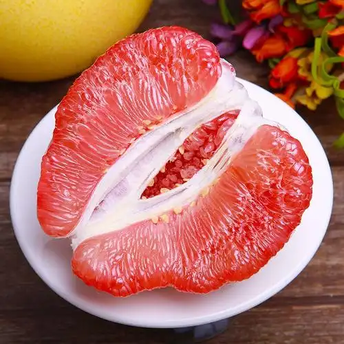 福建平和管溪红心柚子新鲜红肉蜜柚水果红柚红肉蜜柚超甜2个装