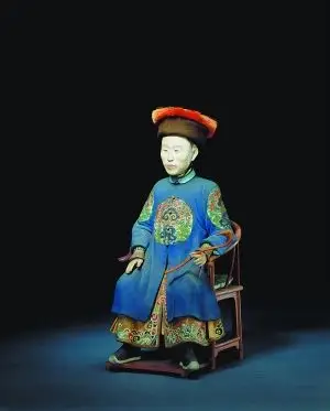 故宫博物院藏泥塑彩绘雍正像