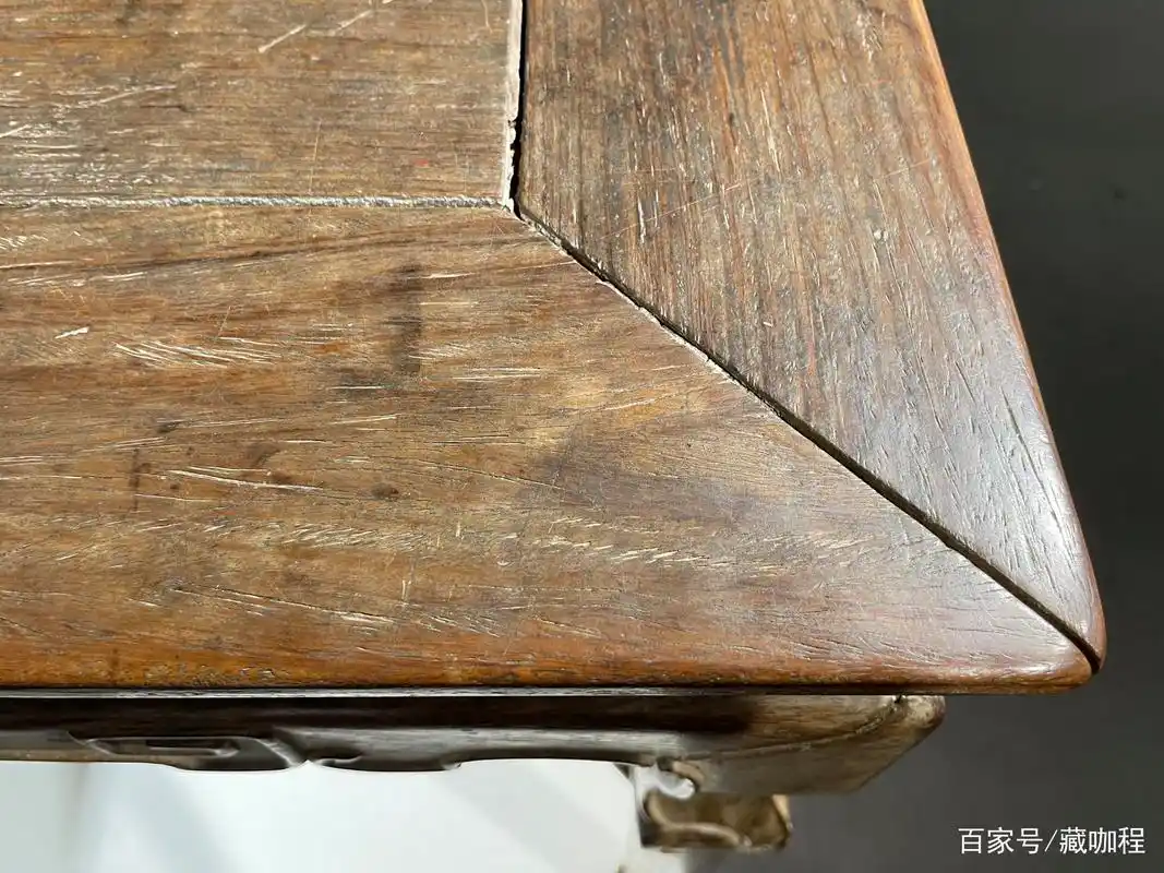 一串串,一簇簇,黄花梨行军桌麦穗纹典型