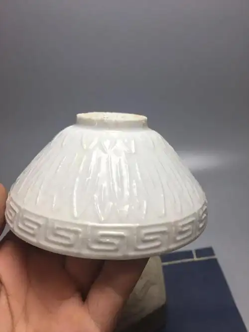 宋元时期德化窑大茶盏收藏老杯子 古董瓷器 元代老件杯盏