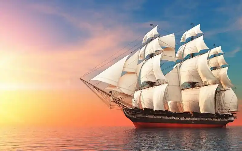 绝美的海上帆船,高清图片,电脑桌面-壁纸族