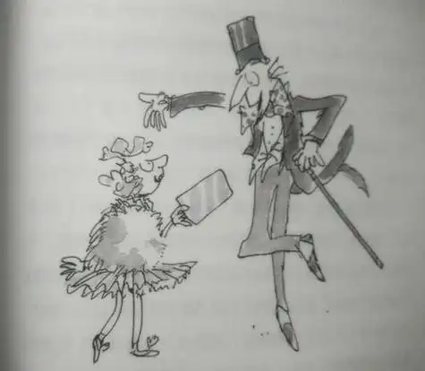 威利旺卡先生的简笔画