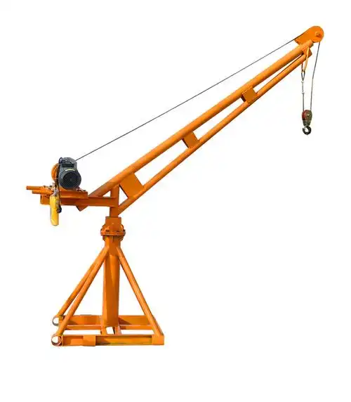 室外吊运提升机1吨220v电动吊机家用小型升降建筑装修起定制 300kg