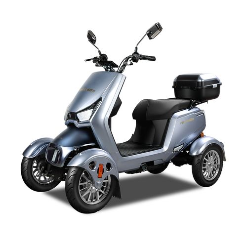 爱霏特神盾新能源四轮老人老年电动双人版代步车接送孩子大高功率