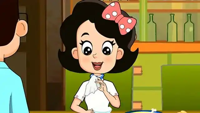 新大头儿子:温柔的围裙妈妈太吓人了,大头父子俩都感觉不自在了