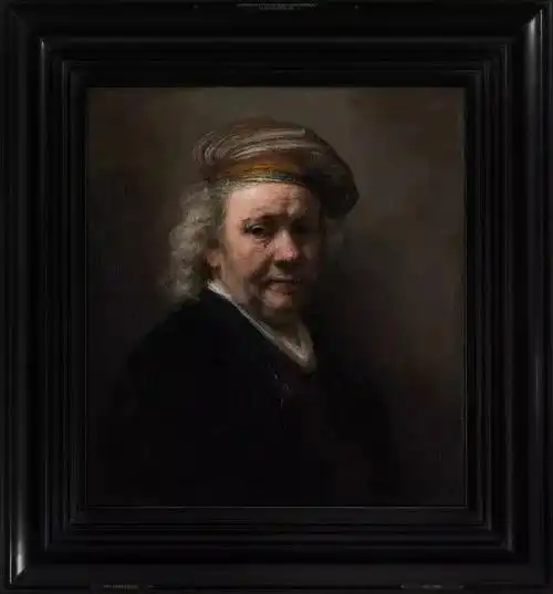 伦勃朗晚年自画像作品