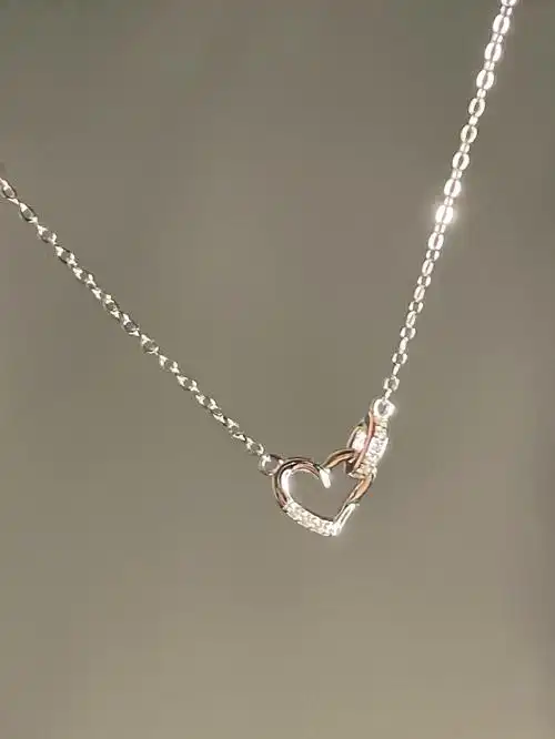 blingbling心心相扣项链我的梦中情链