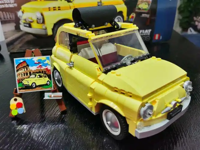 无滤镜开箱乐高菲亚特500系列