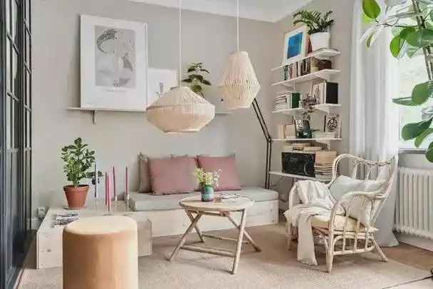 小户型北欧风客厅,清新舒适,营造满满温馨感,打造理想家居生活