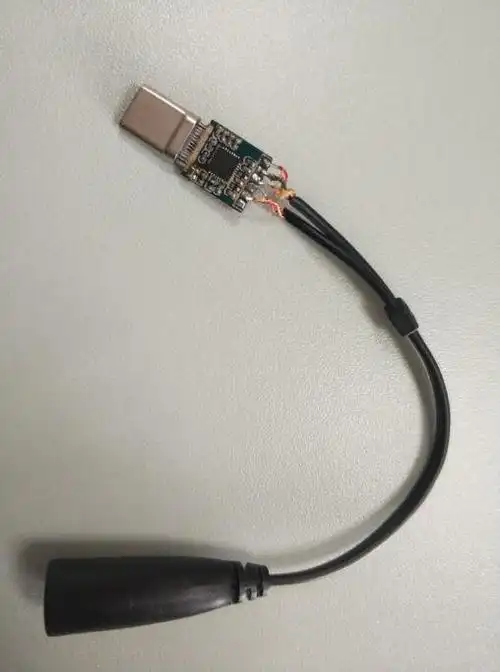 typec转3.5mm音频转接头方案