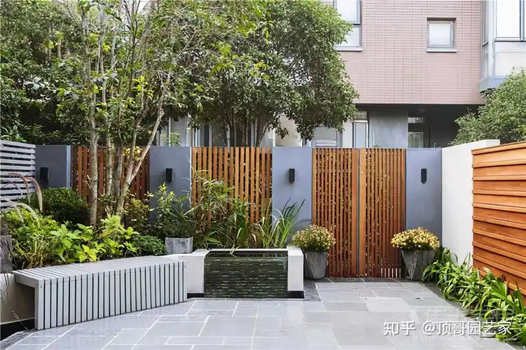 30款现代简约风格围墙案例做法,好看又实用,做院子就选它 - 知乎