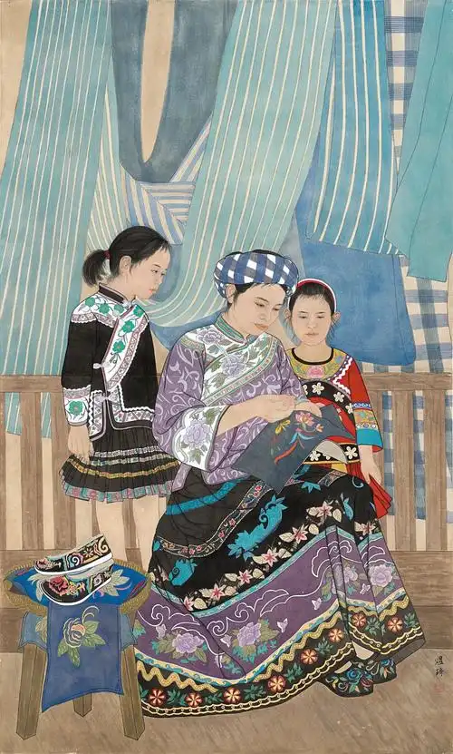《布依刺绣》165x90cm 胡煜埼 25岁