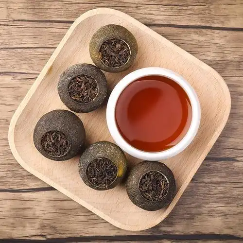 大益 敦煌绿小青柑普洱茶,瑞弘文创(江苏)有限公司