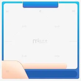 蓝色科技主图边框电商促销活动