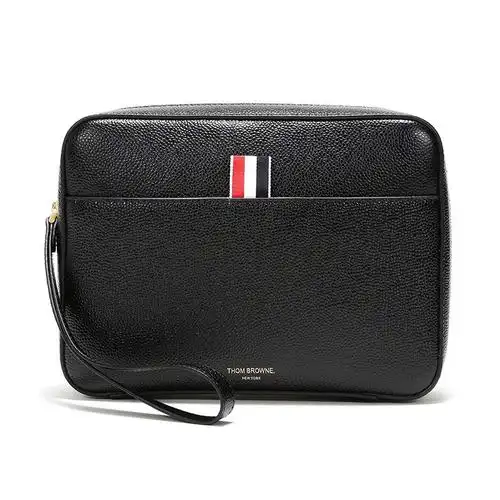 thombrowne汤姆布朗男士卵石纹皮革手拿包mac067a00198