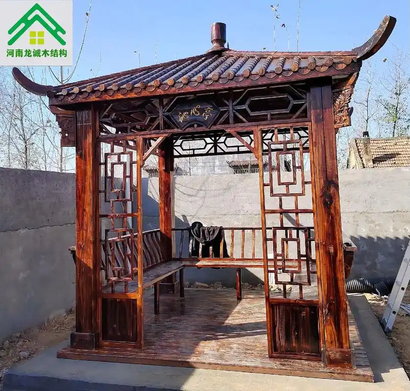 农家小院四角凉亭#美丽乡村 #凉亭 #小院改造 - 抖音