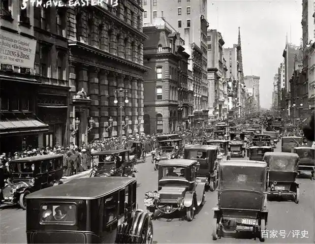 老照片100多年前的美国不输现在的三线城市历史考古文章小虾米
