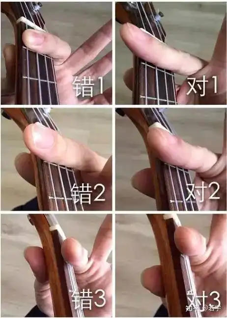 说明:选一个你觉得最利于你按弦的姿势,哈,古典吉他的姿势就很舒服啊