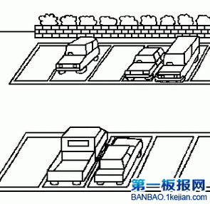 儿童简笔画停车场包含英文字母
