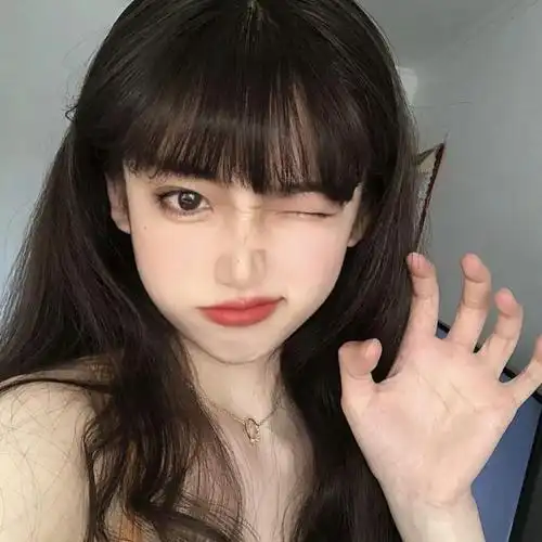 可爱美女自拍头像,女生头像图片-回车桌面