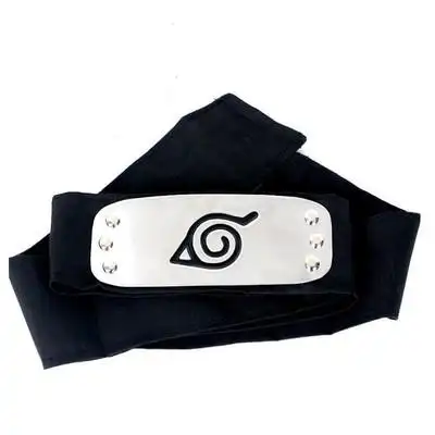 00:00火影护额周边木叶卡卡西佐助鼬鸣人头带发带动漫cos道具忍者头饰