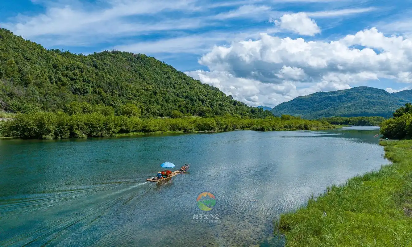 温州旅行,竹筏漂流,认识楠溪江最好方式.温州旅游最值得打卡的 - 抖音
