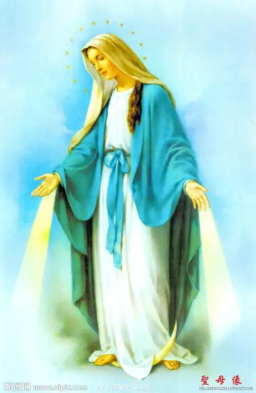 圣母像大图 点击还原